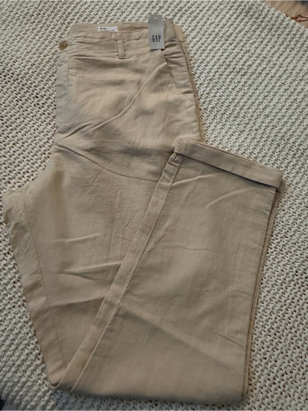 NWT GAP Women's Straight Leg Girlfriend Chino - Tan
